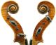 Fine Antique German Violin C.  1870, String photo 3