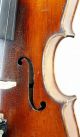 Fine Antique German Violin C.  1870, String photo 6