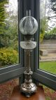 Intricate Victorian Nouveau Acid Etched Oil Lamp Globe Shade Putti Cherub Duplex Lamps photo 11