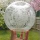 Intricate Victorian Nouveau Acid Etched Oil Lamp Globe Shade Putti Cherub Duplex Lamps photo 1