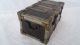 Antique English Huntley And Palmer Figural Biscuit Tin ' Iron Chest ' 1907 Metalware photo 5