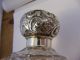 Victorian Hopnail Scent Bottle With Solid Silver Top,  London 1908 Bottles photo 7