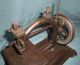 Antique Cast Iron Childs Toy Sewing Machine Hand Crank Unknown Maker? Sewing Machines photo 3