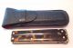 Antique Folding Balisong Tortoise Shell Butterfly Scissors In Case Tools, Scissors & Measures photo 6