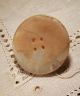 Antique 1800 ' S Carved Mother Of Pearl Button W/ Cloisonne Center - As Found Buttons photo 2