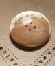 Antique 1800 ' S Carved Mother Of Pearl Button W/ Cloisonne Center - As Found Buttons photo 3