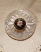 Antique 1800 ' S Carved Mother Of Pearl Button W/ Cloisonne Center - As Found Buttons photo 7