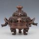 Chinese Old Red Copper Handwork Incense Burners Gd7907 Incense Burners photo 2