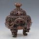 Chinese Old Red Copper Handwork Incense Burners Gd7907 Incense Burners photo 3