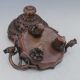 Chinese Old Red Copper Handwork Incense Burners Gd7907 Incense Burners photo 5