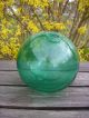 A Very Rare,  Green Fishing Float Ball Oresten Stranne Sweden 6 