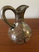 Antique Small Blown Glass Pitcher/vase With Silver Overlay Pitchers photo 2