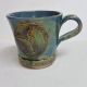 Beatrice Wood Inspired Pottery Mug Mid-Century Modernism photo 1