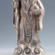 Chinese Collectable Silver Copper Hand Carved Longevity God Statues D1230 Other Antique Chinese Statues photo 2
