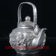 Chinese Silve Copper Hand Carved Four Major Kings Teapot W Ming Xuande Mark Teapots photo 1