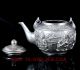 Chinese Silve Copper Hand Carved Four Major Kings Teapot W Ming Xuande Mark Teapots photo 3