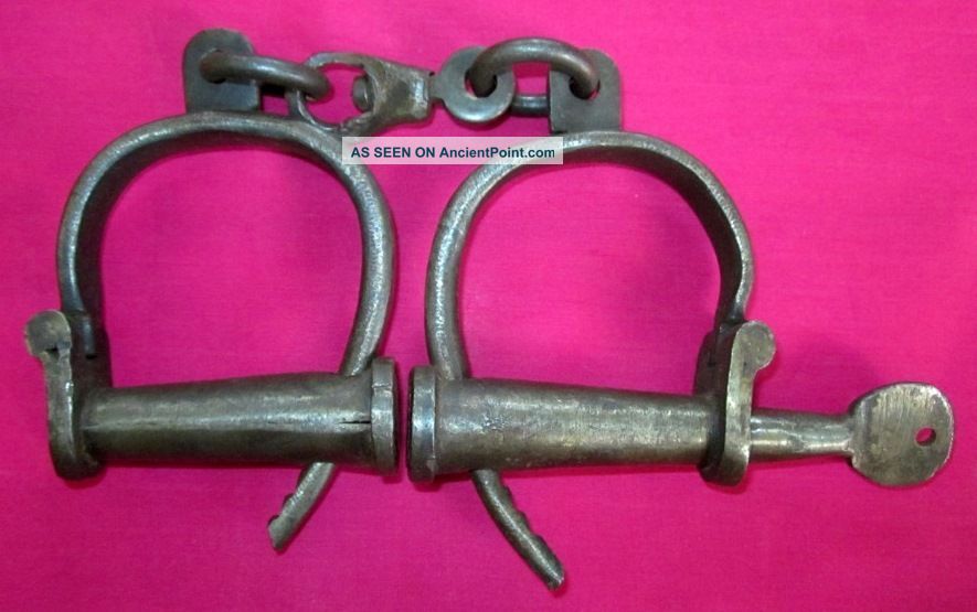 Old Iron Lock Handcuff In India photo