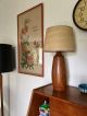 Vintage Danish Modern Teak Table Lamp Martz Era Mid Century Modern Mid-Century Modernism photo 2