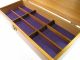 Vintage Solid Long Grain Pine Storage Case With Locking Clasp And Dividers. Boxes photo 3