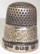 Uk Sterling Silver Thimble Pinwheel Design “the Spa” Henry Griffith & Sons 1931 Thimbles photo 5