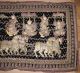 Myanmar Old Patchwork Embroderie Artwork Textile Wall Carpet Beads Burma Kalaga Other Ethnographic Antiques photo 2