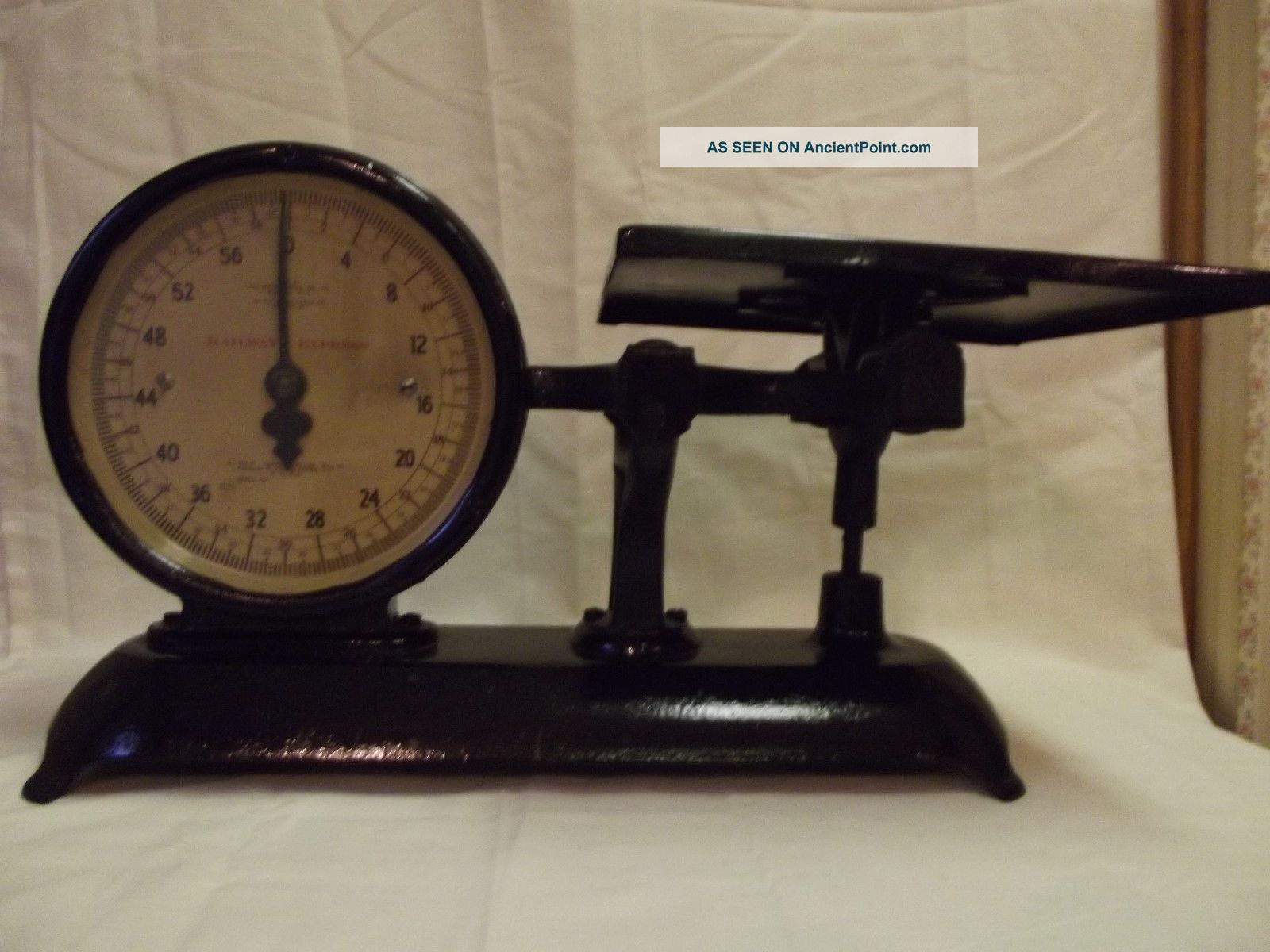Vintage Jacobs Bros Co / Howe Double Faced Scale Cast Iron Railway Express Rare Scales photo