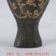 Chinese Bronze Gilt Handwork Carved Beauty Vase W Qing Dynasty Mark Ht087 Vases photo 1