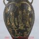 Chinese Bronze Gilt Handwork Carved Beauty Vase W Qing Dynasty Mark Ht087 Vases photo 4