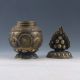Chinese Brass Handwork Possession Of God Of Wealth & Instruments Incense Burner Incense Burners photo 4