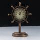 Collectible Old Chinese Brass Handwork Mechanical Clock Rm0256 Tables photo 1
