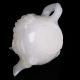 100 Natural White Hetian Jade Hand Carved Plum Pattern Teapot W Branch Lid Teapots photo 6