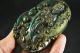 Perfect Green Jade Hand Carved Guanyin/lotus Lucky Pendant Jp257 Necklaces & Pendants photo 1
