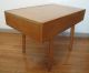Pair (2) George Nelson Herman Miller Leather Top End / Side Table Mid Century Post-1950 photo 3