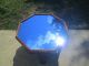 Art Deco 1930`s 40`s Wood & Cobalt Blue Mirror Low Coffee / Cocktail Table 1900-1950 photo 2