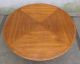 Large Mid Century Modern Round Walnut Coffee Table By Imperial Mid Century Lane Post-1950 photo 2