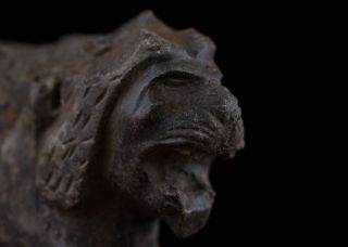 Mayan Carved Fossil Jaguar Effigy - Antique Pre Columbian Statue - Olmec photo