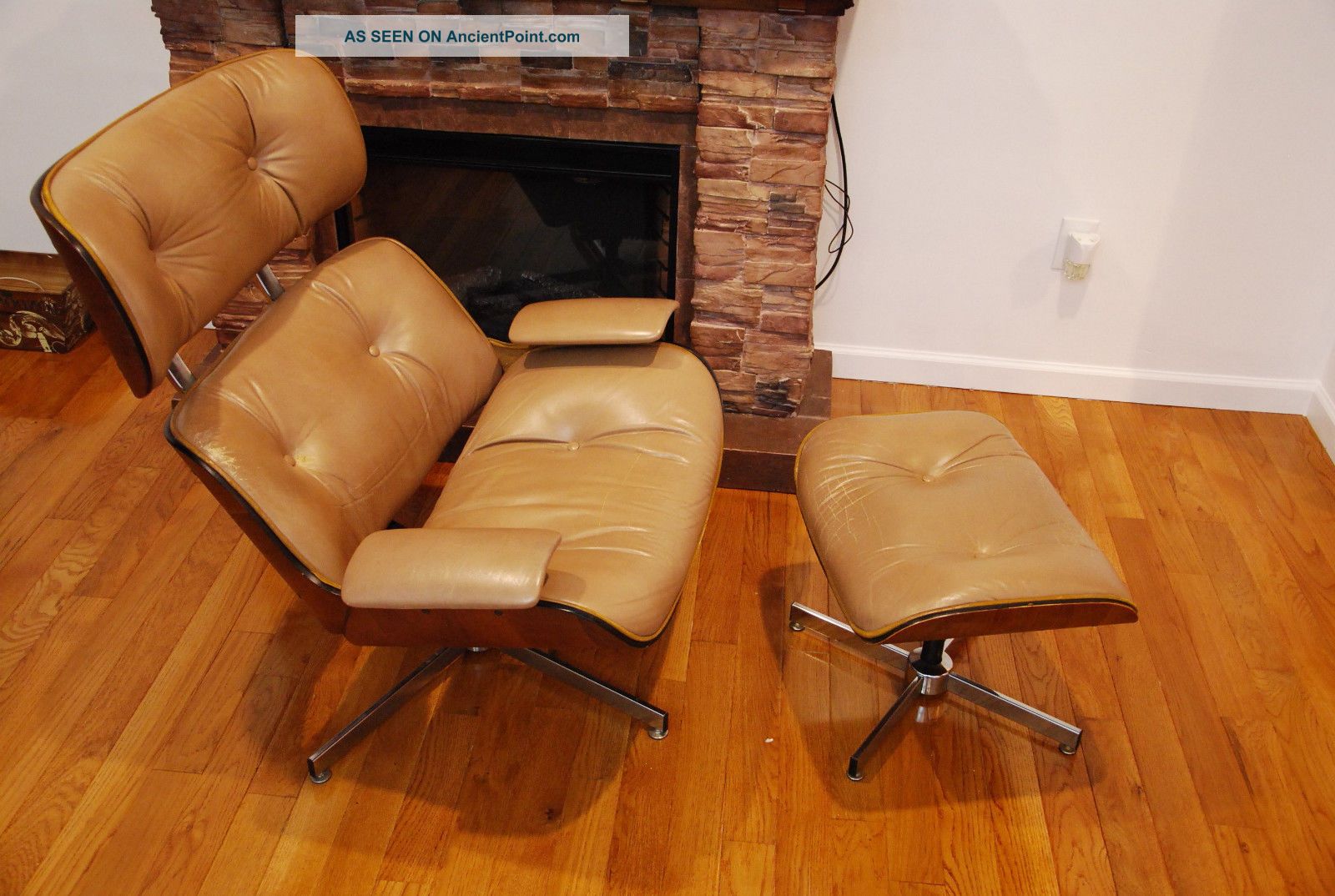 George Malhauser Plycraft Loung Chair With Ottoman Mid-Century Modernism photo