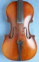 Antique Violin With 1933 Simon Rosen Repair Label String photo 1