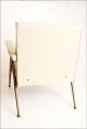 Mid Century Modern Chair White Vintage 50s Vinyl Lounge Slipper Atomic Space Age Mid-Century Modernism photo 8