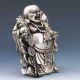 Cupronickel Handwork Carved Mammon Statue Other Chinese Antiques photo 5