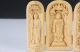 Decorated 100 Boxwood Highly Difficulty Carved Buddha Statue Folding Box Z1 Boxes photo 3