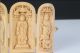 Decorated 100 Boxwood Highly Difficulty Carved Buddha Statue Folding Box Z1 Boxes photo 4