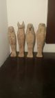 Ancient Egyptian 4 Sons Of Horus (imsety,  Duamutef,  Hapi,  Qebehsenuef) 2510 - 2420bc Egyptian photo 1