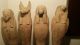 Ancient Egyptian 4 Sons Of Horus (imsety,  Duamutef,  Hapi,  Qebehsenuef) 2510 - 2420bc Egyptian photo 3