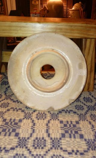 5 Antique Wood Butter Churn Stoneware Crock Lid 1800s Primitive Dairy Tool Aafa photo
