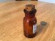 Antique Apothecary Potassium Hypophosphite Chemical Glass Merck Brwn Bottle Jar Bottles & Jars photo 3