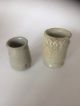 2 Excavated Ointment Pots Delftware And Stoneware Around 1625 - 1650. Other Medical Antiques photo 1