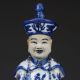 Chinese Blue And White Handwork Character Statue Men, Women & Children photo 1