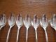 7 Plymouth Silver Plate Iced Tea Spoons Is Silverplate C.  1930 ' S 391 Flatware & Silverware photo 1
