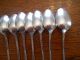 7 Plymouth Silver Plate Iced Tea Spoons Is Silverplate C.  1930 ' S 391 Flatware & Silverware photo 3